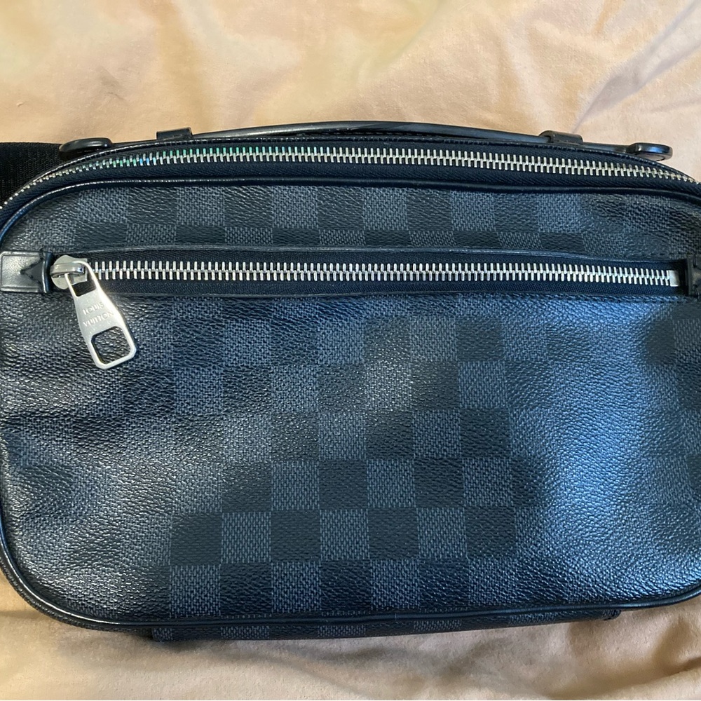 COPY - Louis Vuitton Damier Graphite Ambler Waist Bag